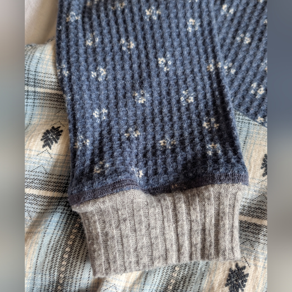 Boho Cottagecore Mixed Print Patchwork Long Sleev… - image 3